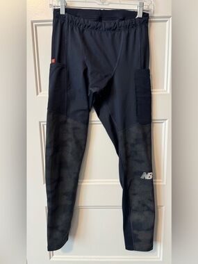 New Balance Reflective Impact Run Heat Tights Athletic Running Medium Black